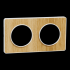  Odace Touch - plaque 2 postes 