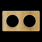  Odace Touch - plaque 2 postes 