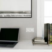  Odace Touch - plaque 2 postes 