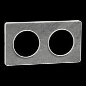  Odace Touch - plaque 2 postes 