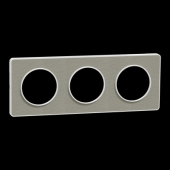  Odace Touch - plaque 3 postes 