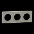  Odace Touch - plaque 3 postes 