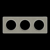  Odace Touch - plaque 3 postes 