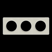  Odace Touch - plaque 3 postes 
