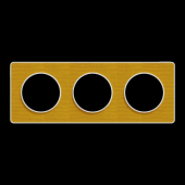 Odace Touch - plaque 3 postes 