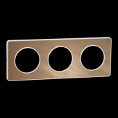  Odace Touch - plaque 3 postes 