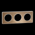  Odace Touch - plaque 3 postes 