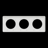  Odace Touch - plaque 3 postes 