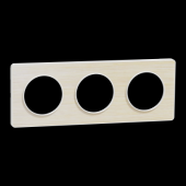  Odace Touch - plaque 3 postes 