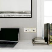  Odace Touch - plaque 3 postes 