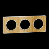  Odace Touch - plaque 3 postes 