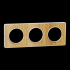  Odace Touch - plaque 3 postes 