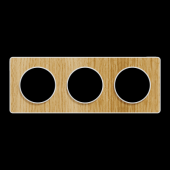  Odace Touch - plaque 3 postes 