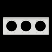  Odace Touch - plaque 3 postes 