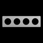  Odace Touch - plaque 4 postes 