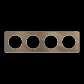  Odace Touch - plaque 4 postes 