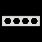  Odace Touch - plaque 4 postes 
