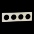  Odace Touch - plaque 4 postes 