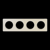  Odace Touch - plaque 4 postes 