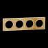  Odace Touch - plaque 4 postes 