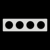  Odace Touch -  plaque 4 postes 