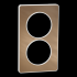  Odace Touch - plaque 2 postes 