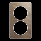  Odace Touch - plaque 2 postes 
