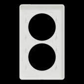  Odace Touch - plaque 2 postes 