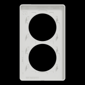  Odace Touch - plaque 2 postes 