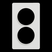  Odace Touch -  plaque 2 postes 