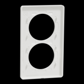  Odace Touch -  plaque 2 postes 