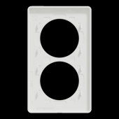  Odace Touch -  plaque 2 postes 