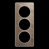 Odace Touch - plaque 3 postes 
