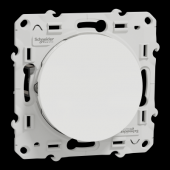  Odace - poussoir - blanc - 10A 