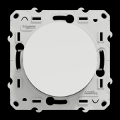 Odace - poussoir - blanc - 10A 