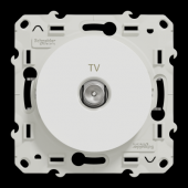  Odace - prise TV - blanc - gri 