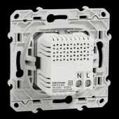  Odace - prise USB double - typ 