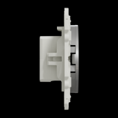  Odace - prise TV - aluminium 