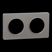  Odace Touch - plaque 2 postes 