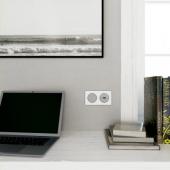  Odace Touch - plaque 2 postes 
