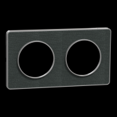  Odace Touch - plaque 2 postes 