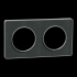  Odace Touch - plaque 2 postes 