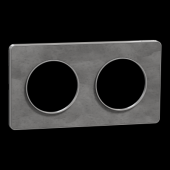  Odace Touch - plaque 2 postes 