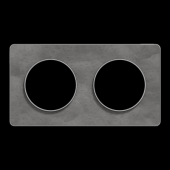  Odace Touch - plaque 2 postes 