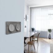  Odace Touch - plaque 2 postes 