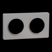  Odace Touch -  plaque 2 postes 