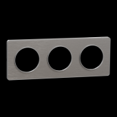  Odace Touch - plaque 3 postes 