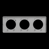 Odace Touch - plaque 3 postes 