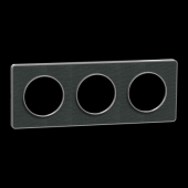  Odace Touch - plaque 3 postes 