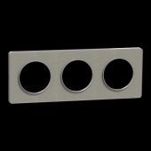  Odace Touch - plaque 3 postes 